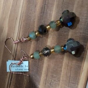 Elegant Beaded Dangle Earrings